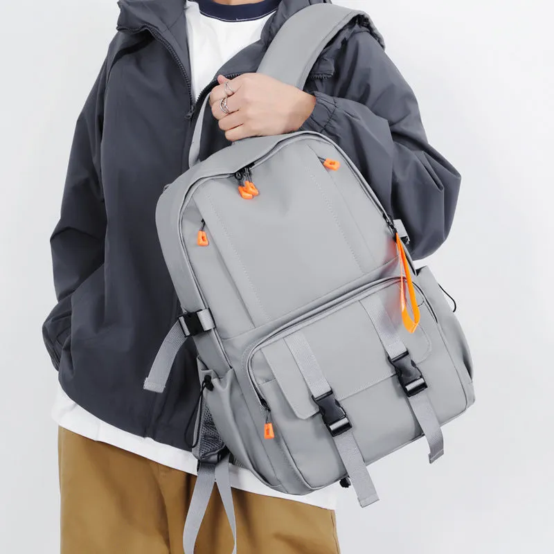 Strict Selection Men's Business Commute Backpack Casual Large Capacity Gymnastic Valise Early High School and College Student Schoolbag
