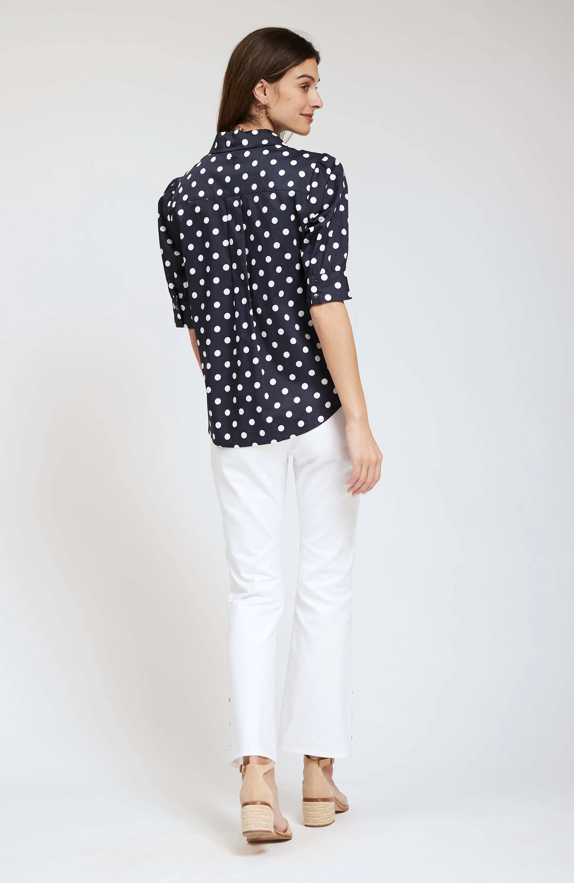 Tyler Boe Tommy Sateen Kick Flare Pant White