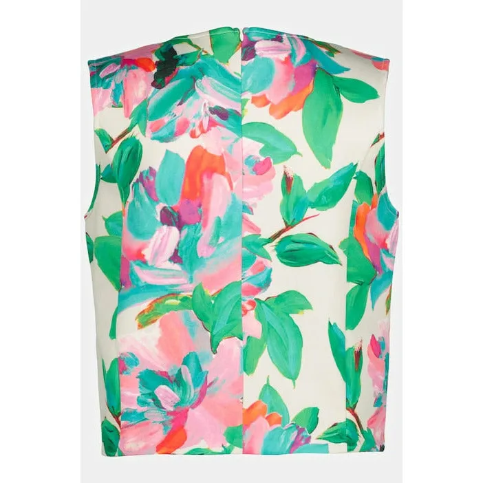 Ulla Popken Floral Print Tank Top