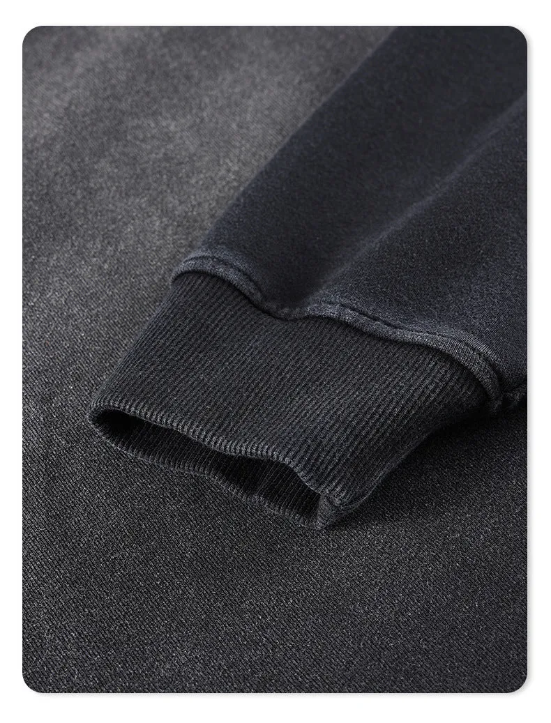Unisex Washed Gradient Worn Hoodie