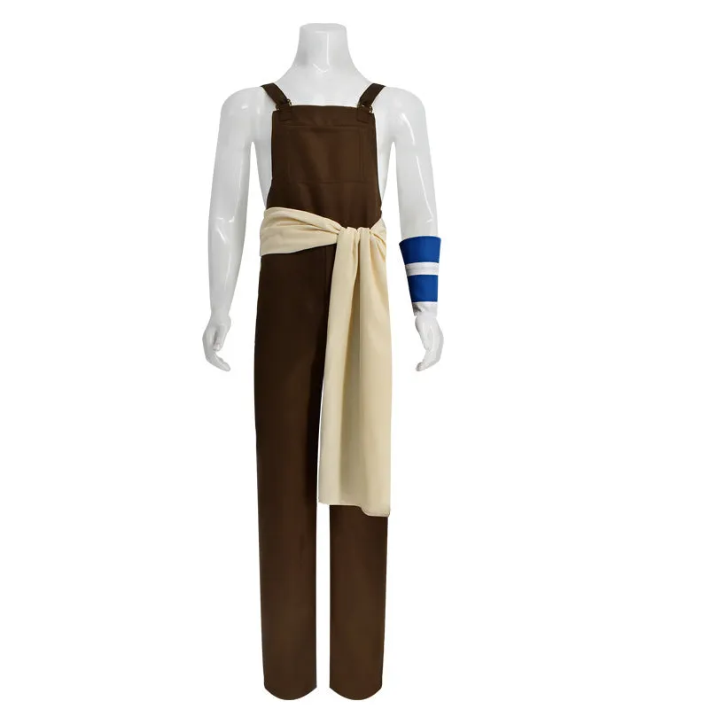 Usopp One Piece Cosplay Costume Kids Adult Kevin Saula Jumpsuit Uniform Halloween Christmas Suit