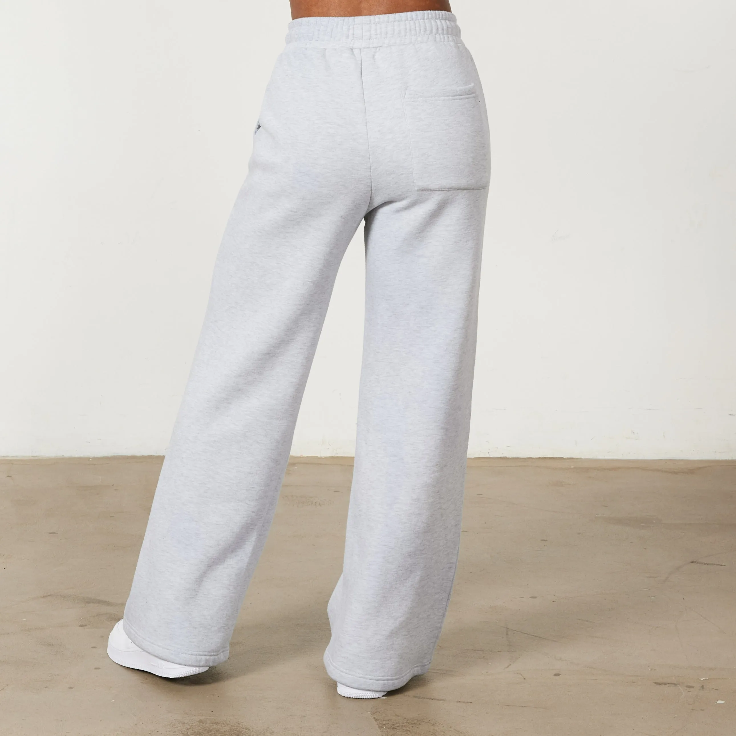 Vanquish Oat Marl Rejuvenate Wide Leg Oversized Sweatpants