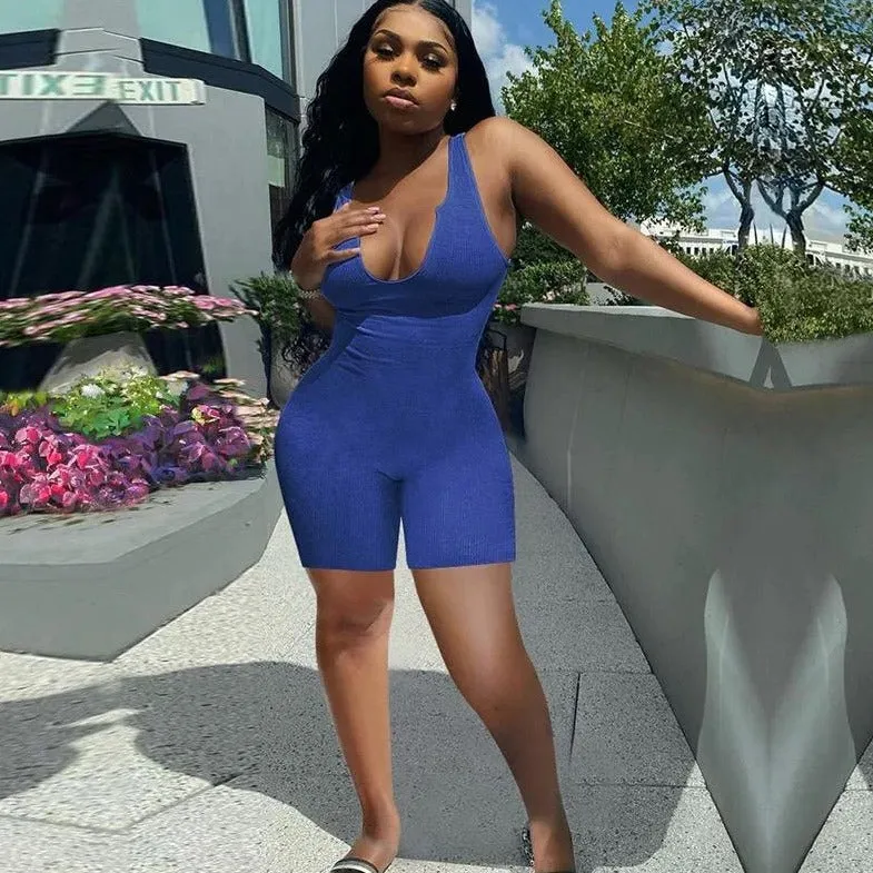 Wholesale summer sports vest Jumpsuit（CL8922）