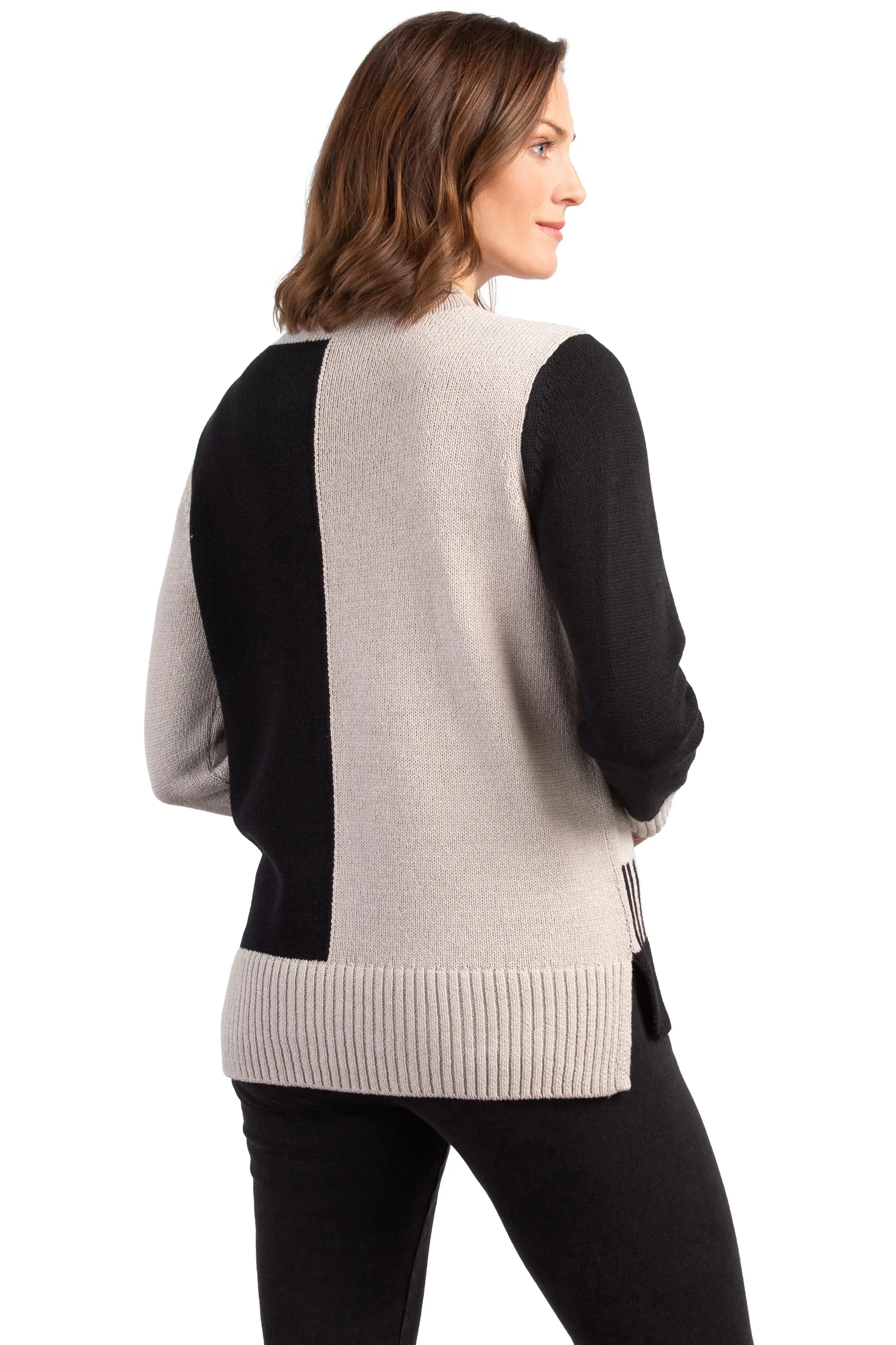 Yin Yang Colorblock Sweater