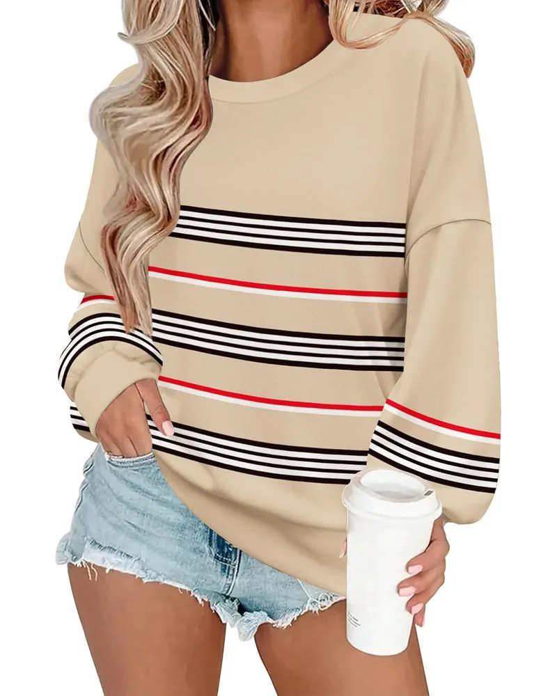 Zeagoo Women Oversize Sweatshirts Pullover Tops