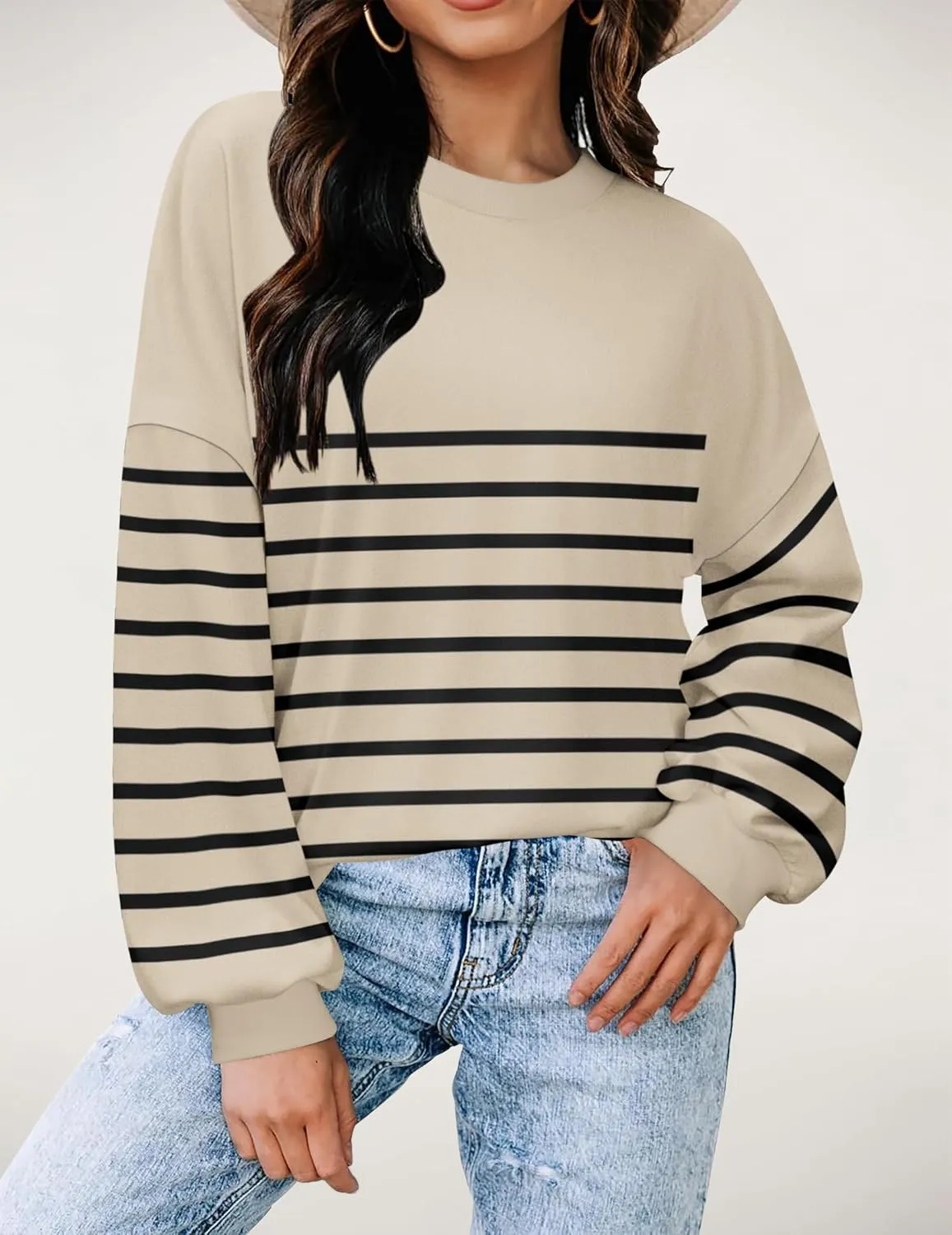 Zeagoo Women Oversize Sweatshirts Pullover Tops