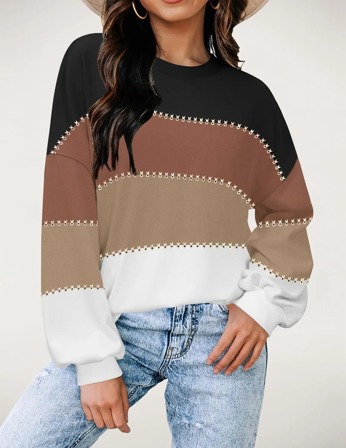 Zeagoo Women Oversize Sweatshirts Pullover Tops