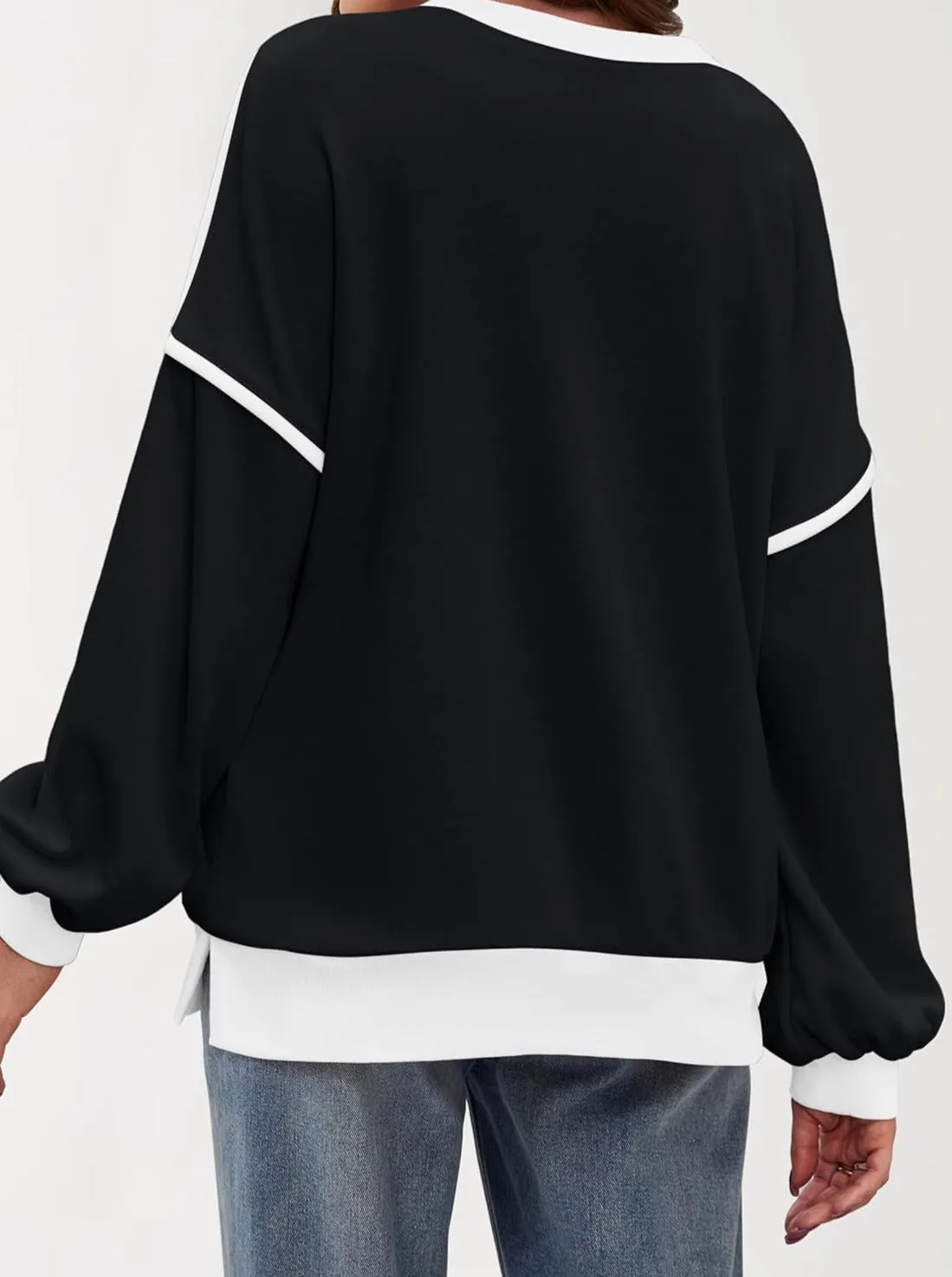 Zeagoo Women Oversize Sweatshirts Pullover Tops