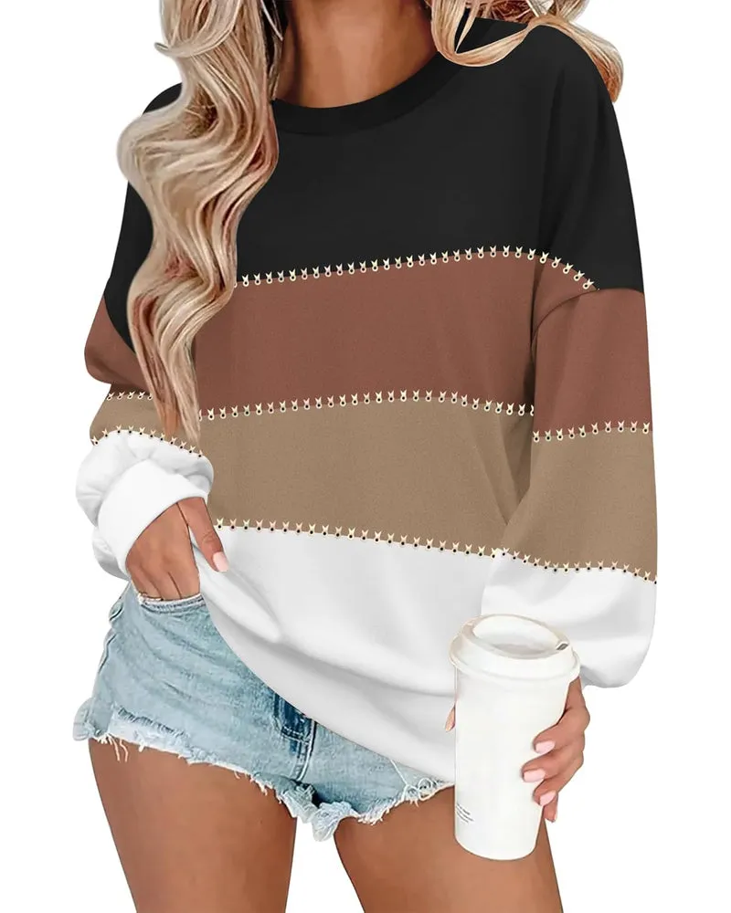 Zeagoo Women Oversize Sweatshirts Pullover Tops