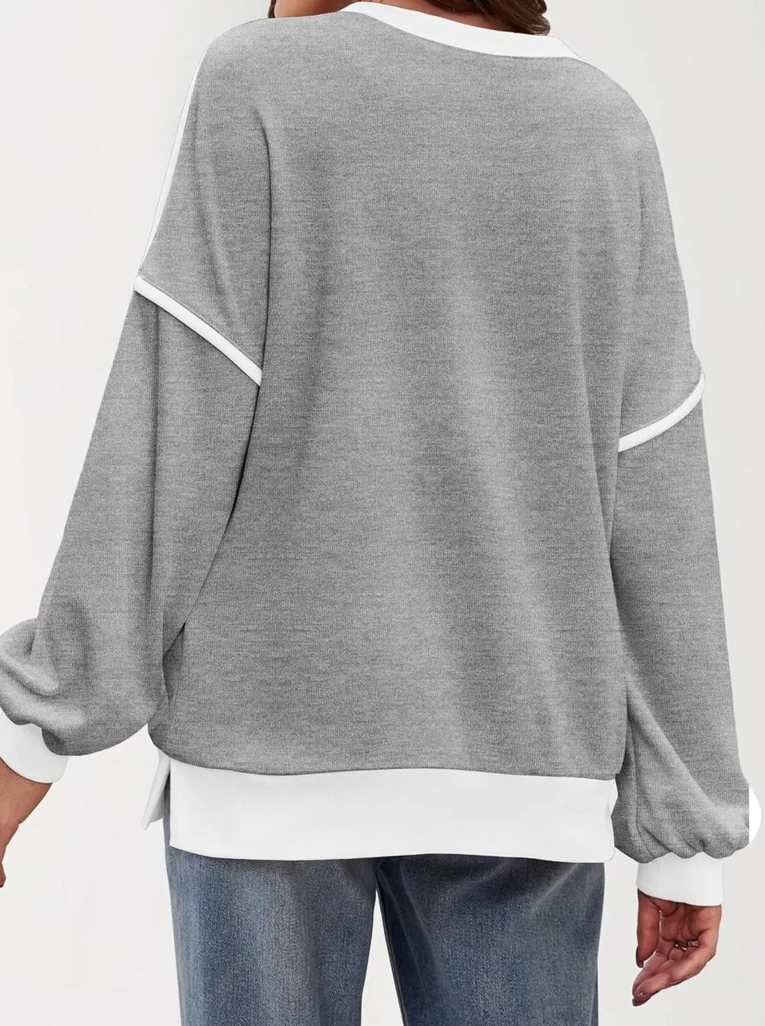 Zeagoo Women Oversize Sweatshirts Pullover Tops