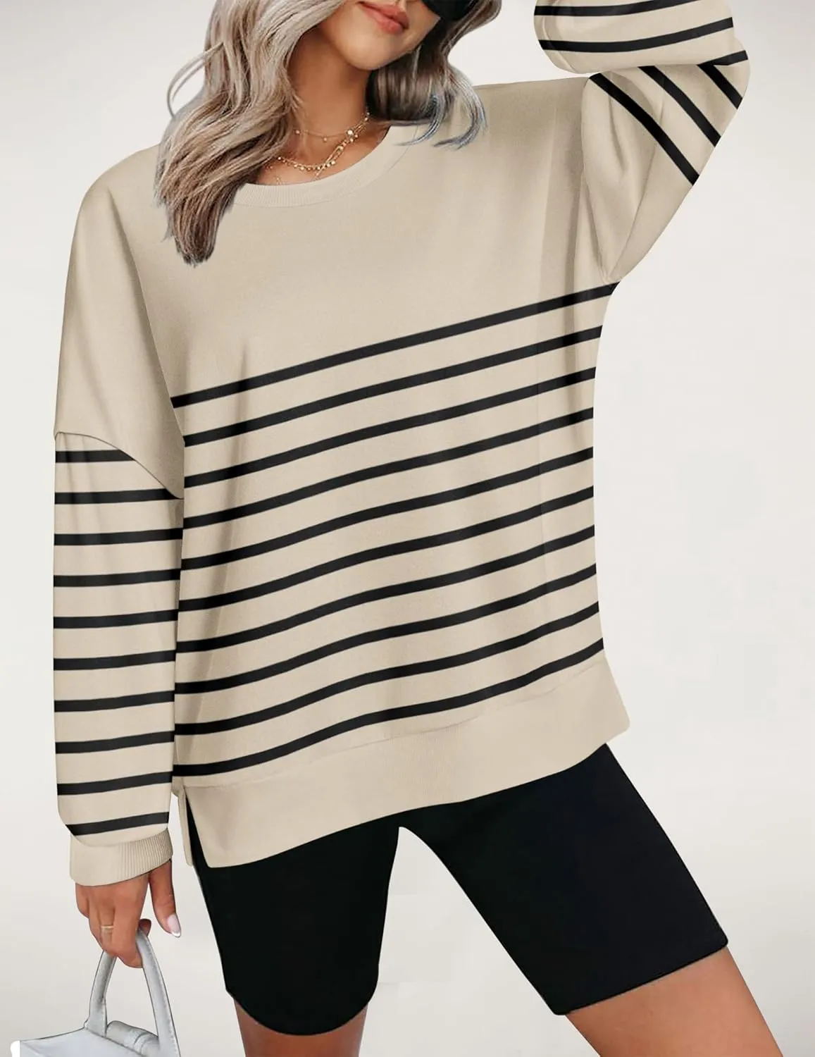 Zeagoo Women Oversize Sweatshirts Pullover Tops