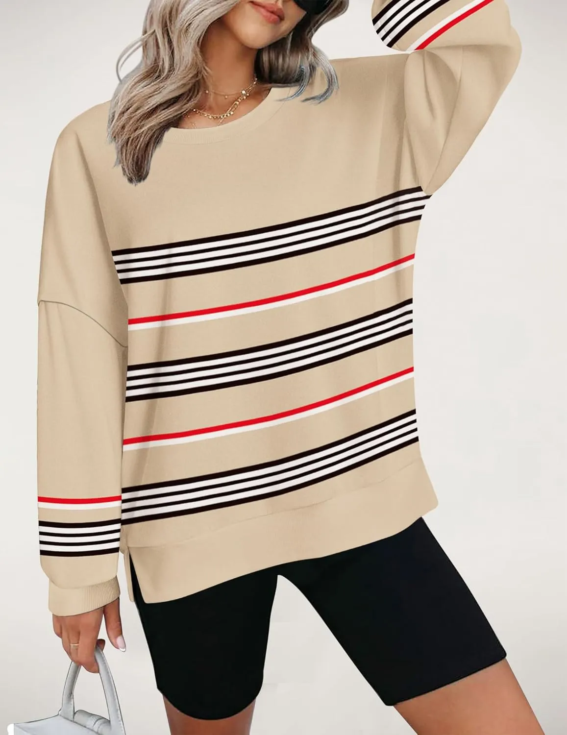 Zeagoo Women Oversize Sweatshirts Pullover Tops
