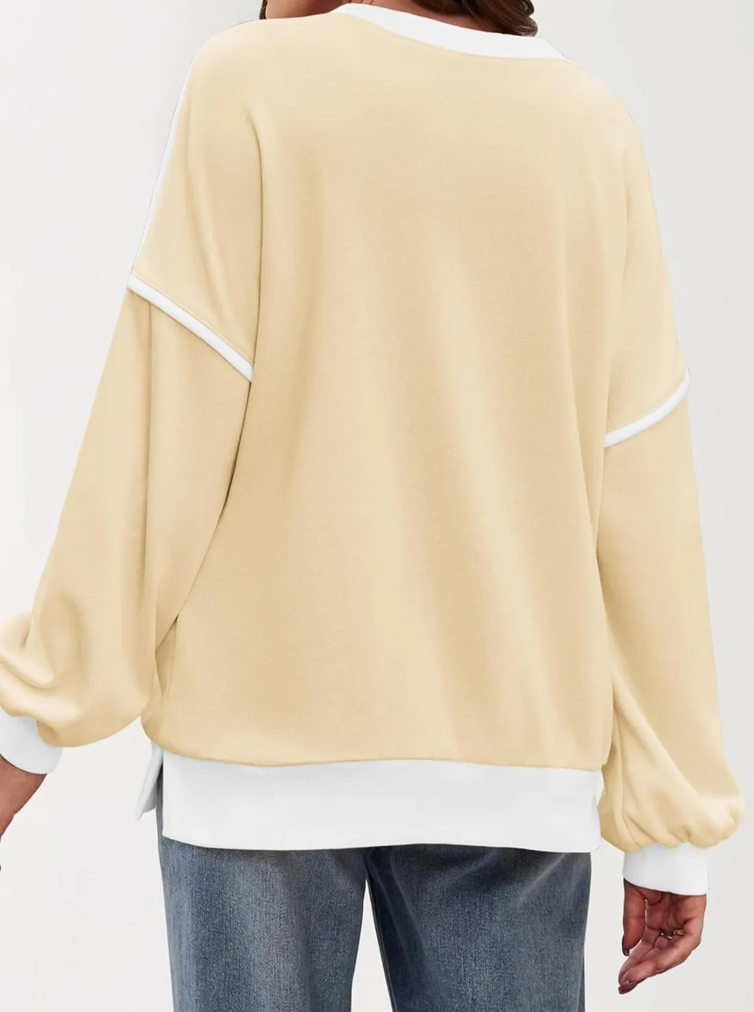 Zeagoo Women Oversize Sweatshirts Pullover Tops