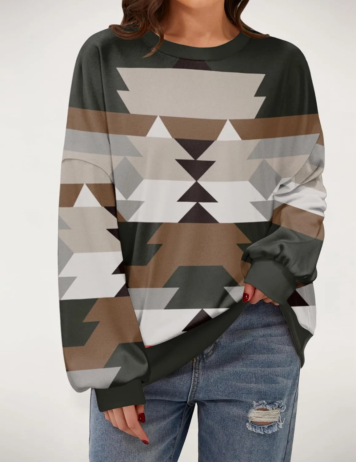 Zeagoo Women Oversize Sweatshirts Pullover Tops
